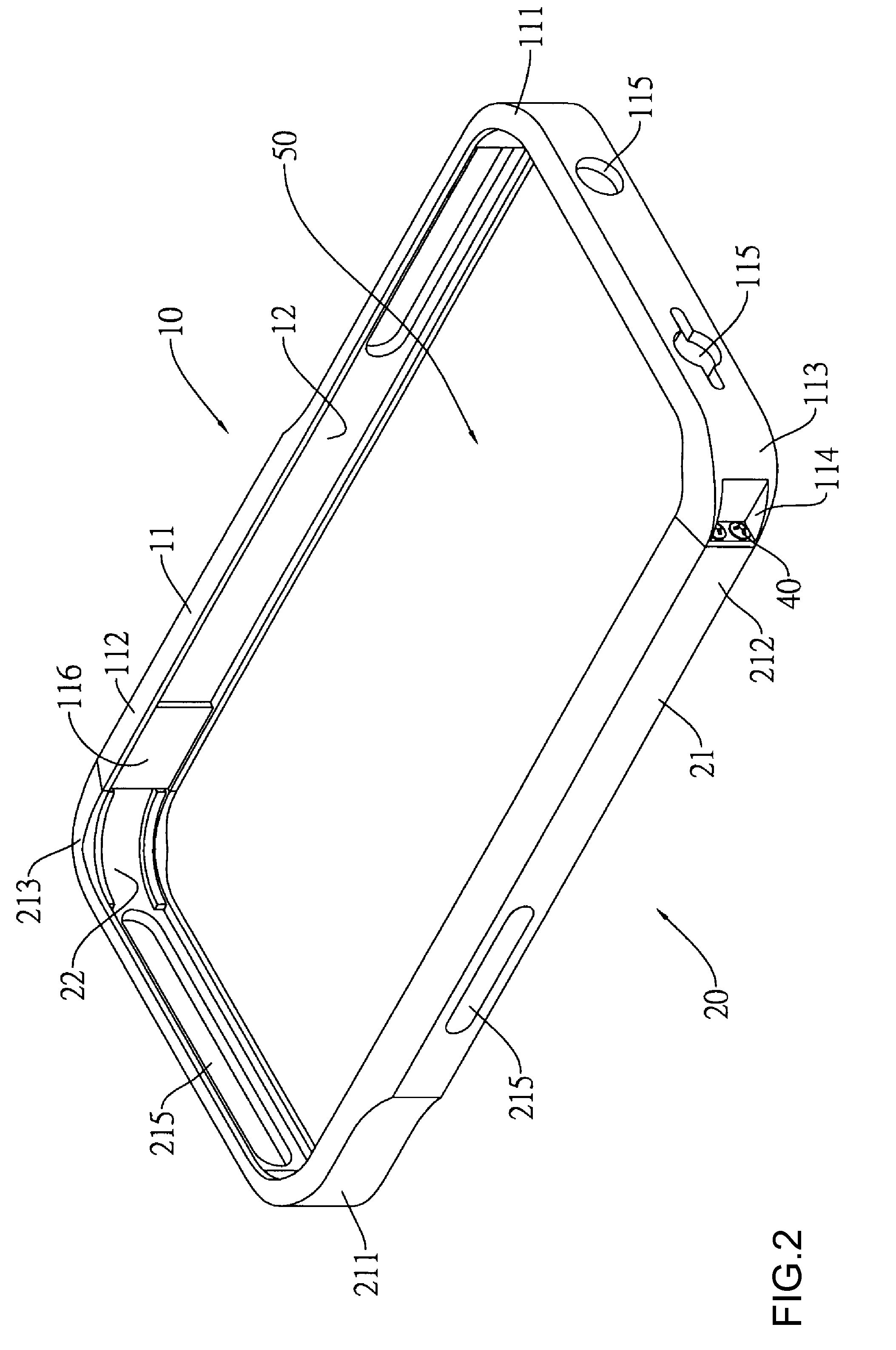 Protective case for electronic devices