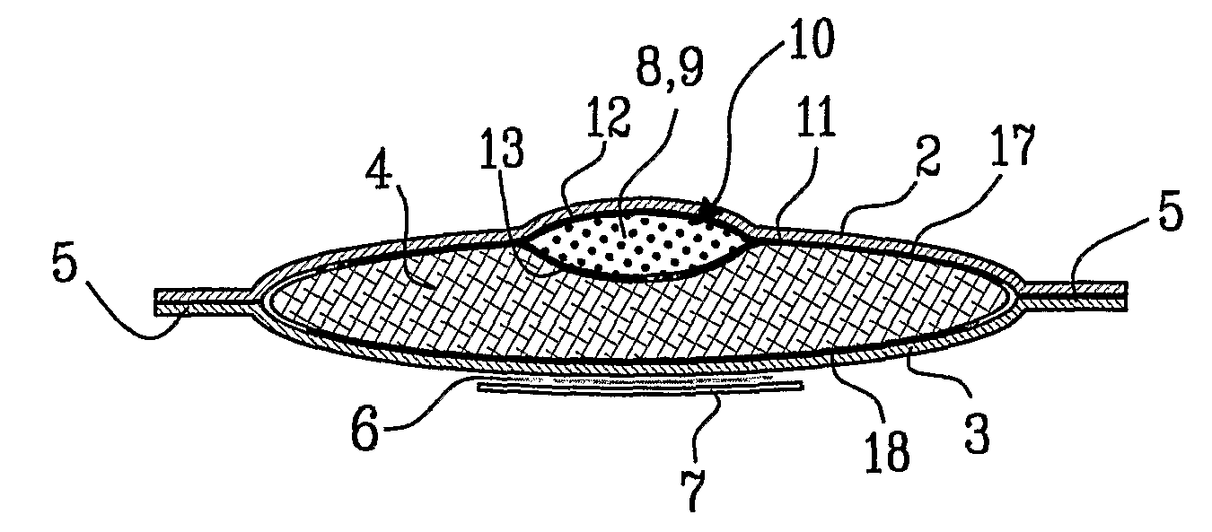 Water-Vapour Impermeable Carrier Member for Use in an Absorbent Article