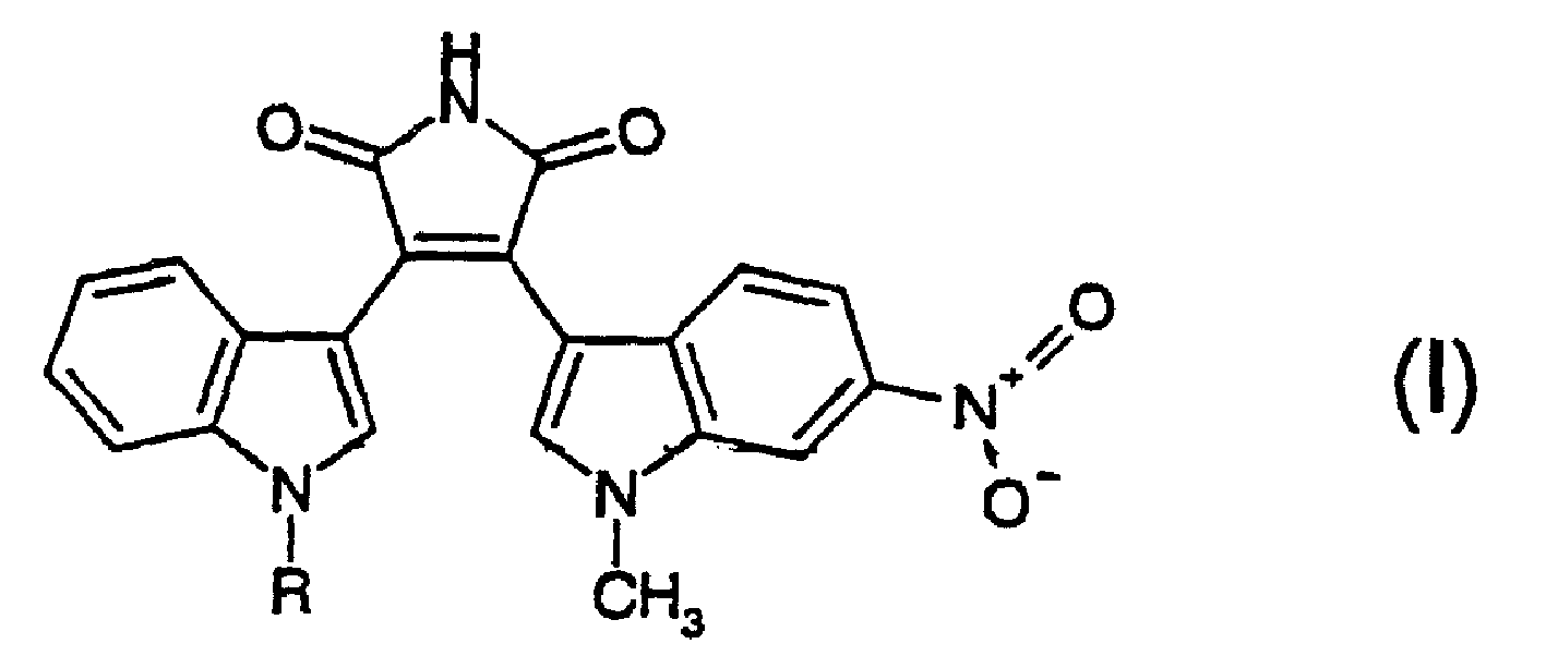 Substituted bisindolylmaleimides for inhibition of cell proliferation