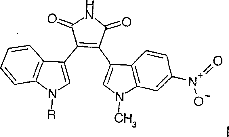 Substituted bisindolylmaleimides for inhibition of cell proliferation