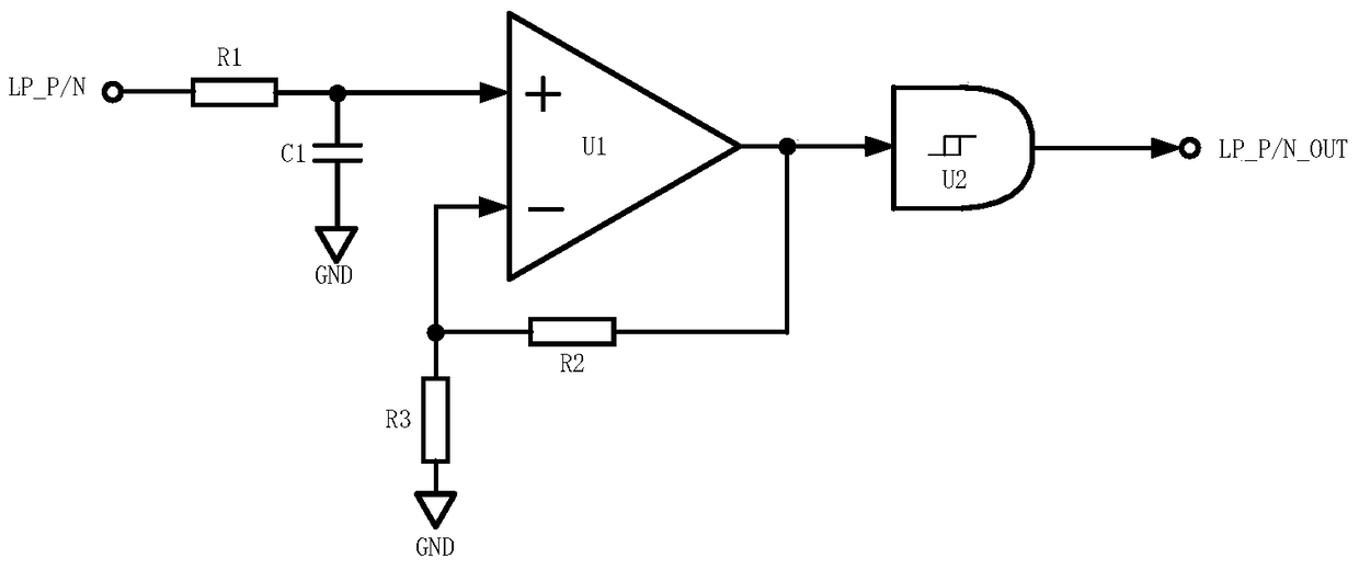 A mipi LP signal testing system and method