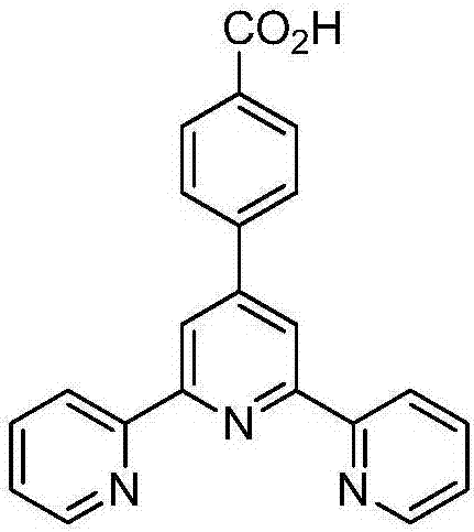 Terpyridine zinc benzoate complex and preparation condition thereof