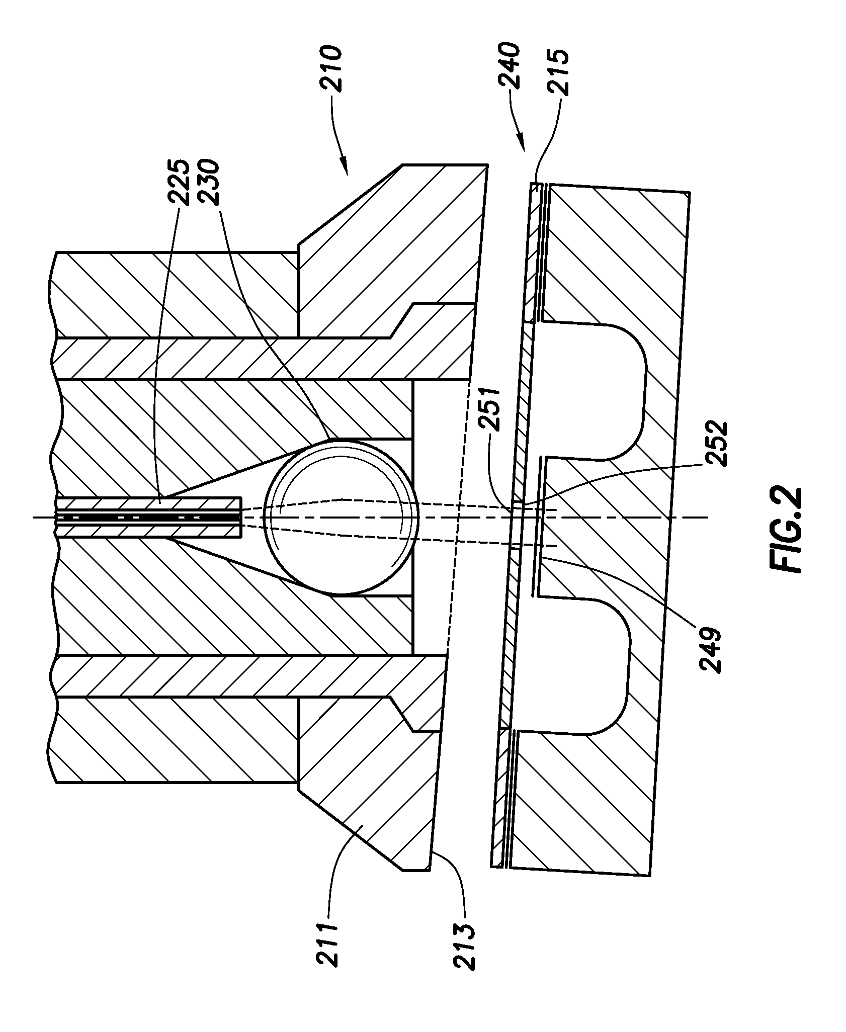 High intensity fabry-perot sensor