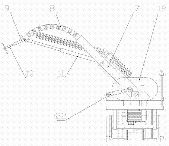 Deicing device for tunnel vault