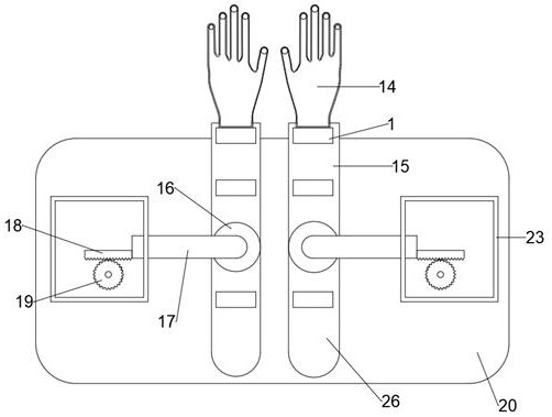 Rehabilitation training device after orthopedic operation