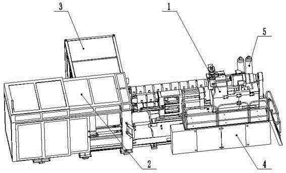 A graded storage injection molding machine