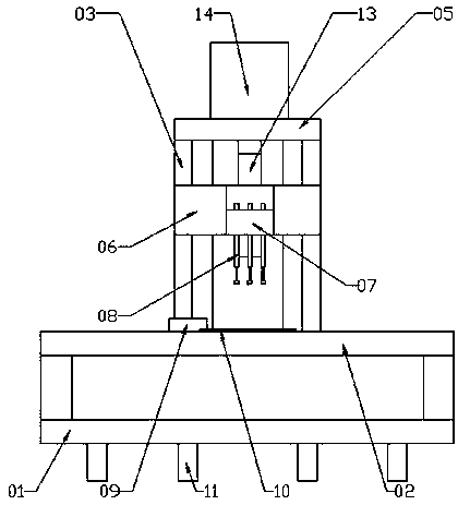 Device for testing electrical performances of diode