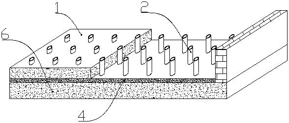 Construction technology for reconstructing durable waterproof layer by using minimally invasive method