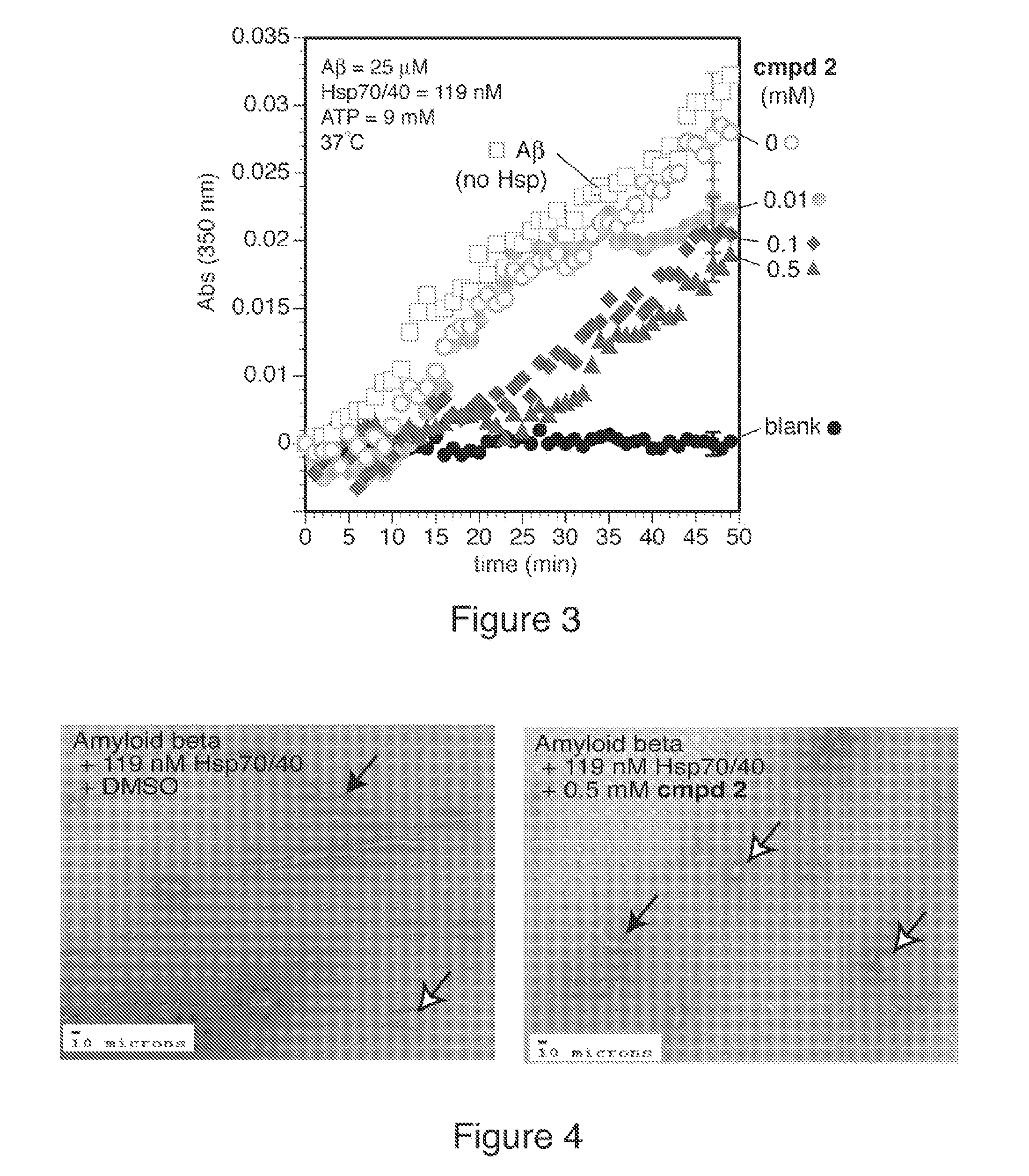 Methods and reagents for activating heat shock protein 70