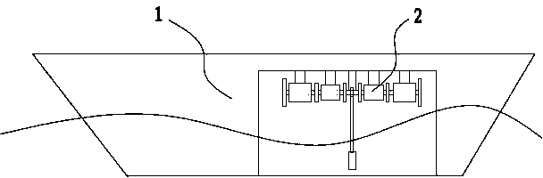 Pendulum electricity generation device using hull swing