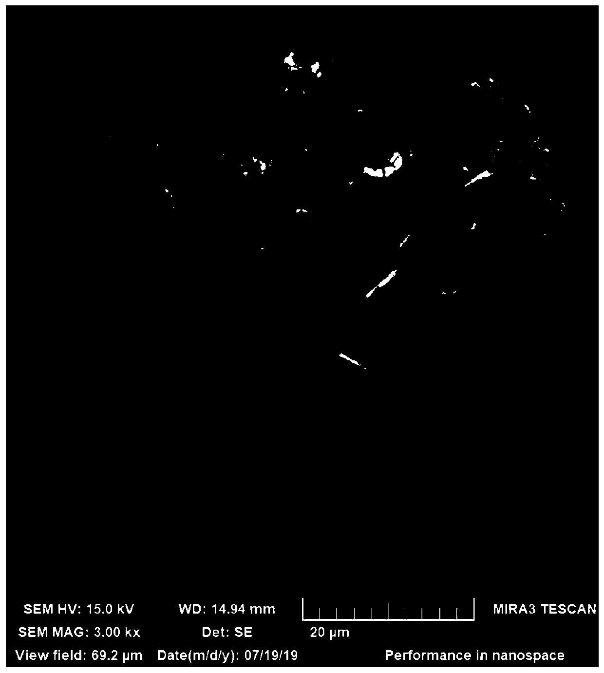 Method for preparing lithium ion battery antimony sulfide nanorod negative electrode