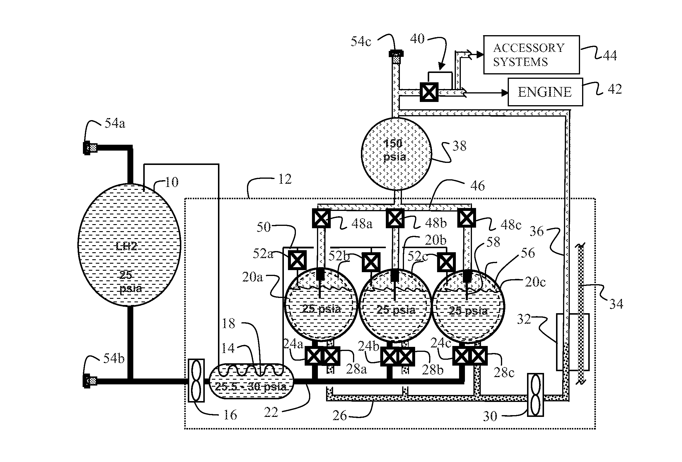 Continuous flow thermodynamic pump