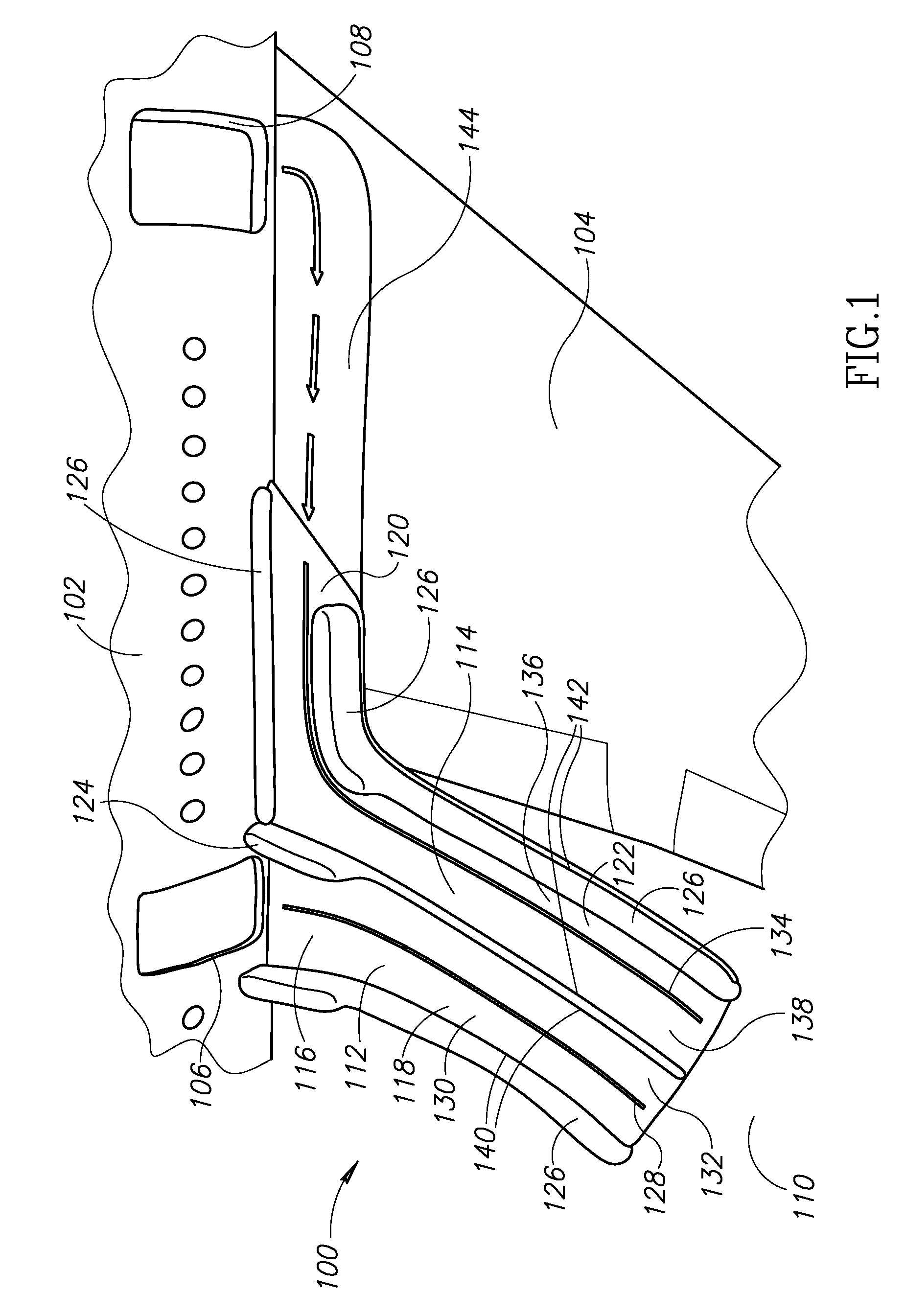 Multi-exit combined evacuation slide