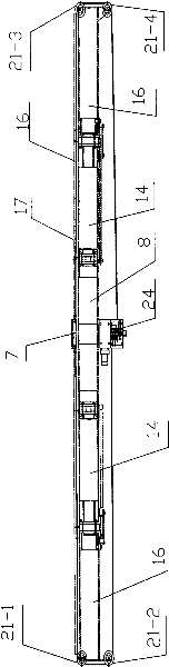 Container double side loading and unloading truck