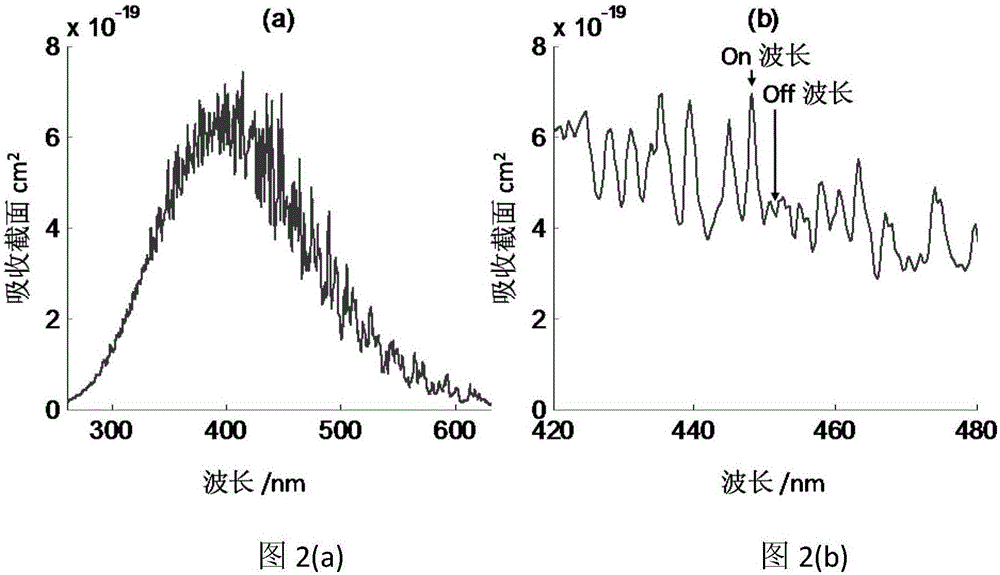 Device and method for detecting NO2 concentration distribution