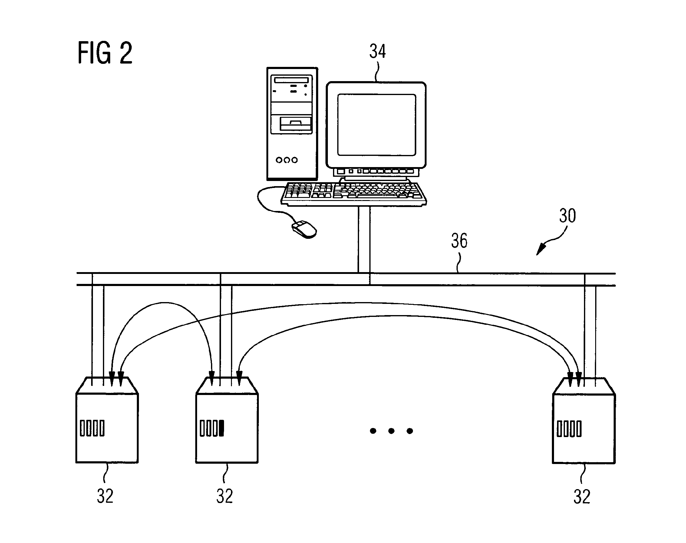 Control and communication system including an engineering unit