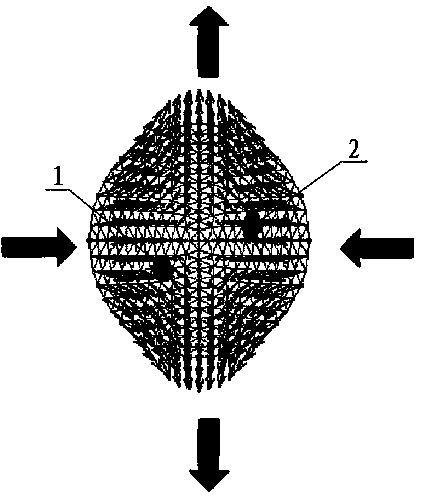 Electrical impedance tomography method based on gridding displacement model