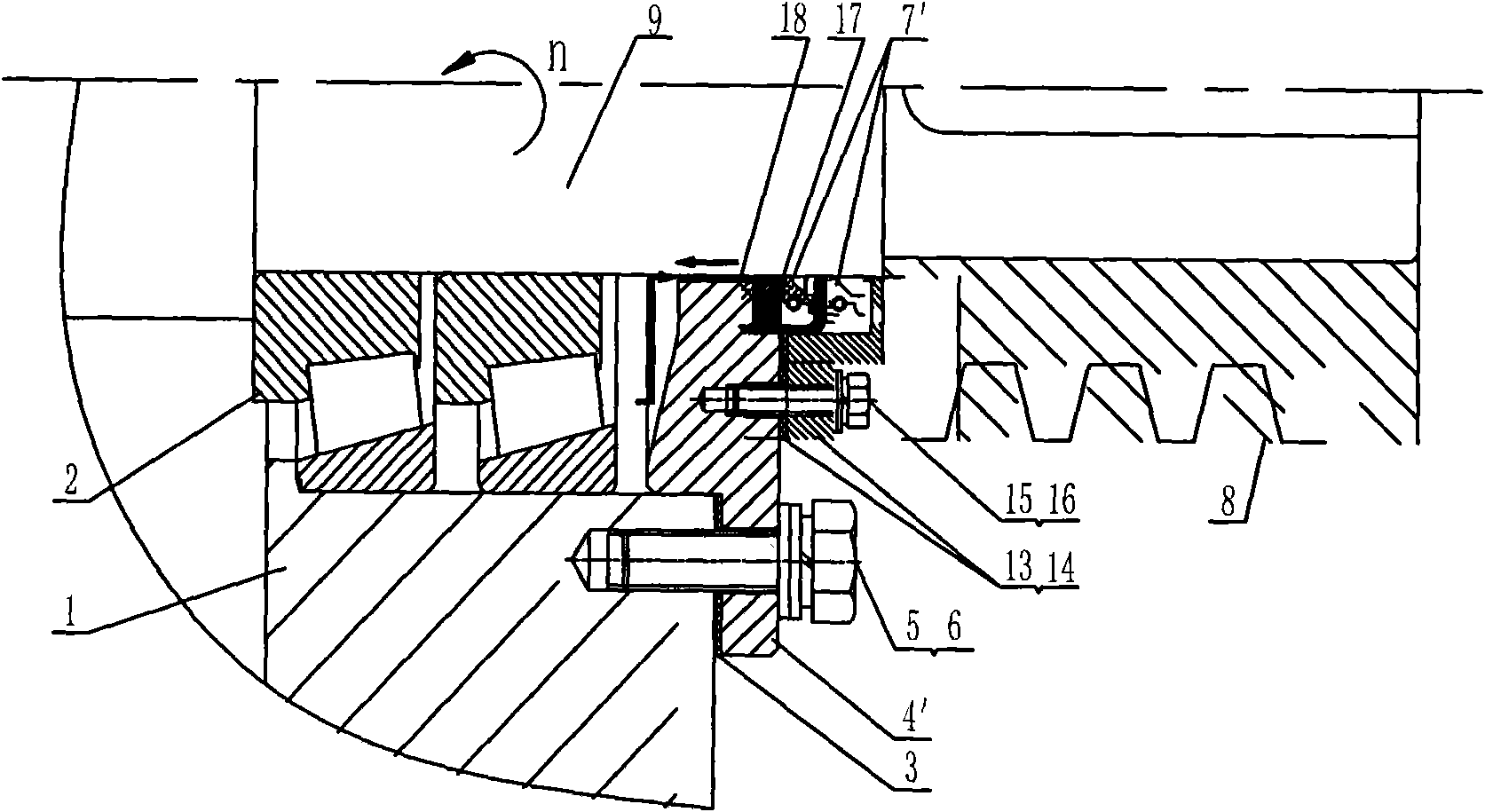 Method for preventing oil leakage of worm gear reducer