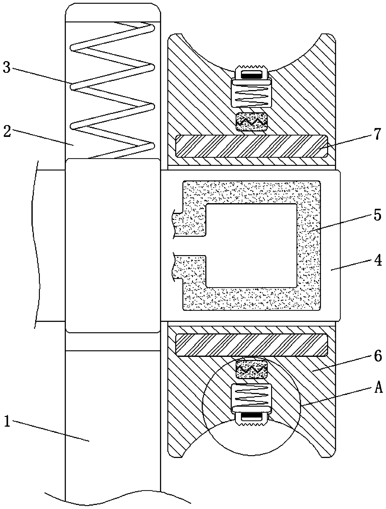 Meter counting device for self-generating electromagnetic anti-slip cable