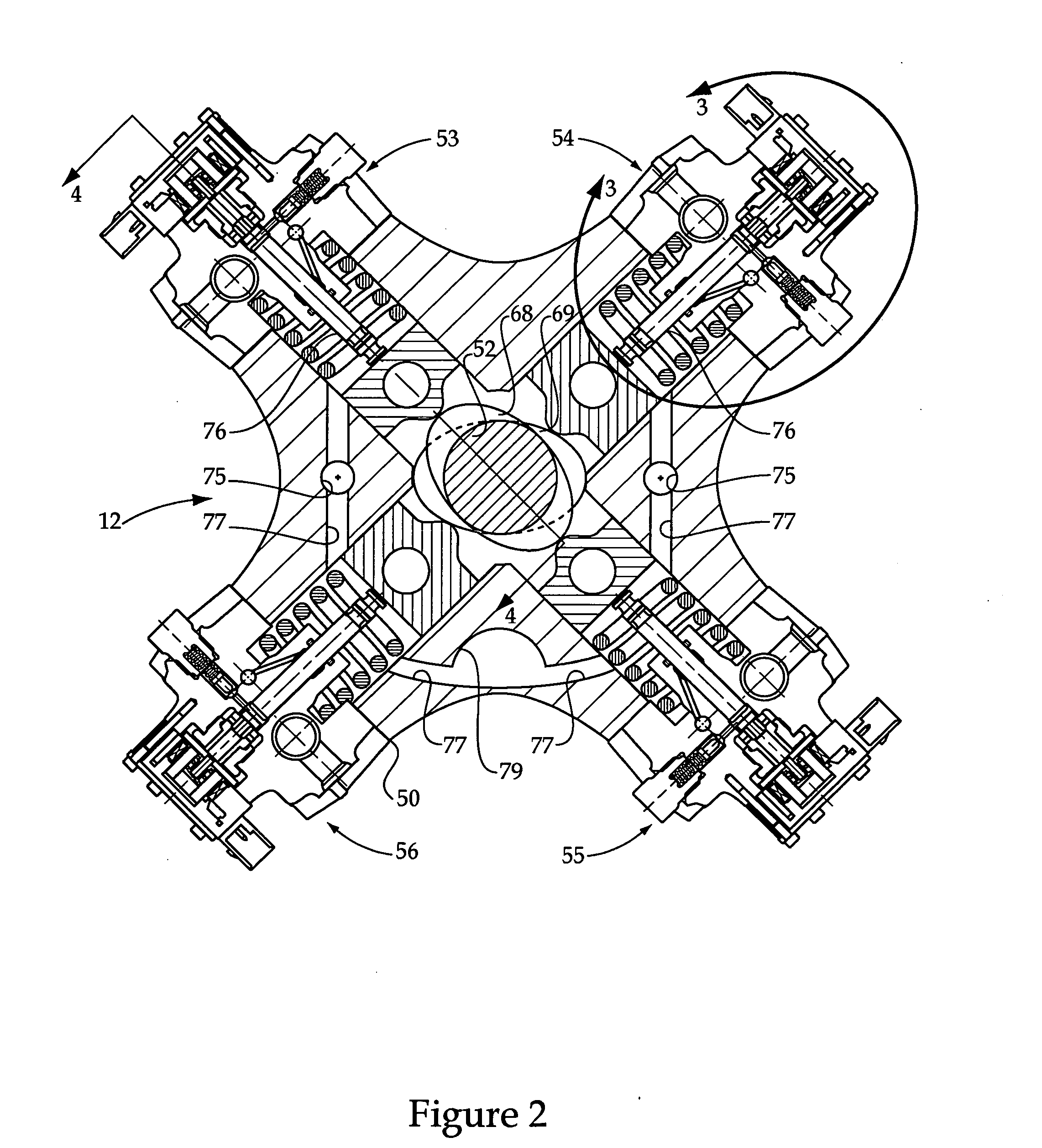 Opposed pumping load high pressure common rail fuel pump