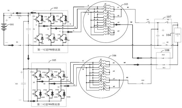 Energy conversion device and vehicle