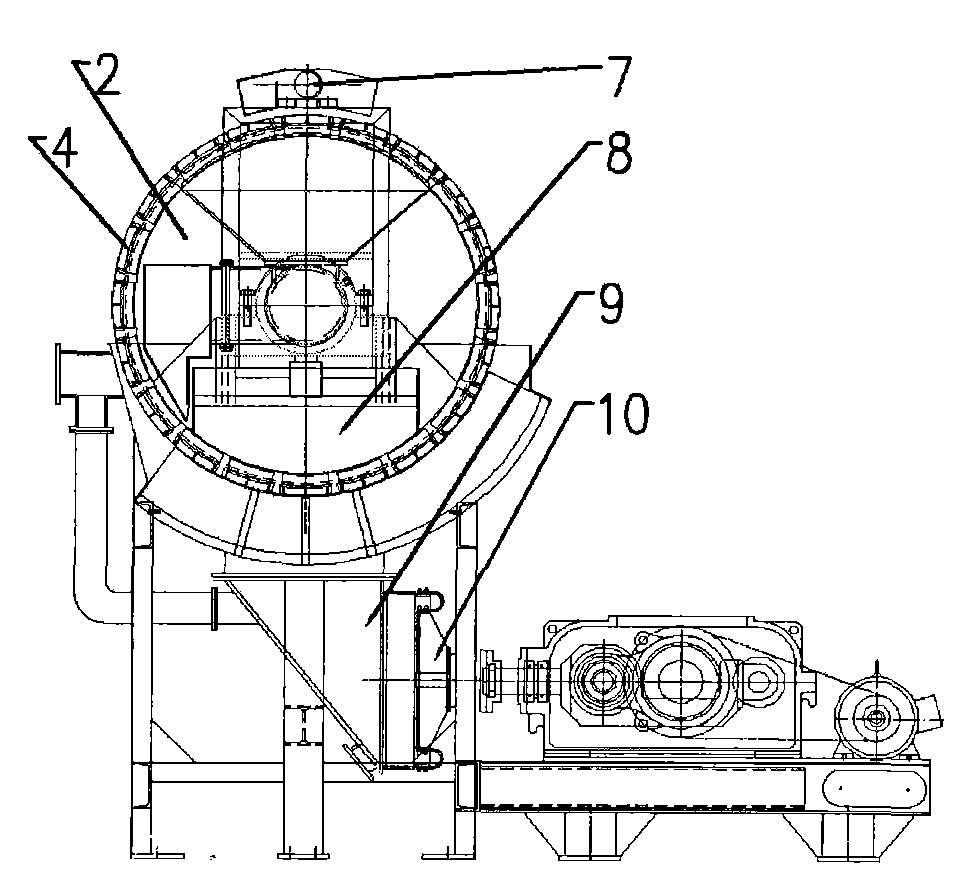 Permanent-magnet cylindrical cage type high-gradient magnetic separator with high processing capacity