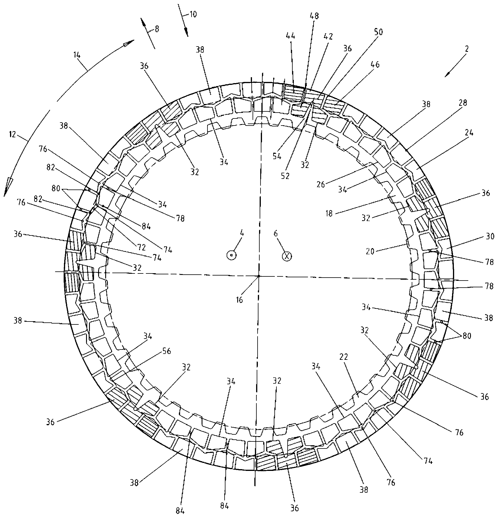 Friction plate with a paper friction lining, method for producing such a friction plate and wet-running multiplate clutch or brake comprising such a friction plate