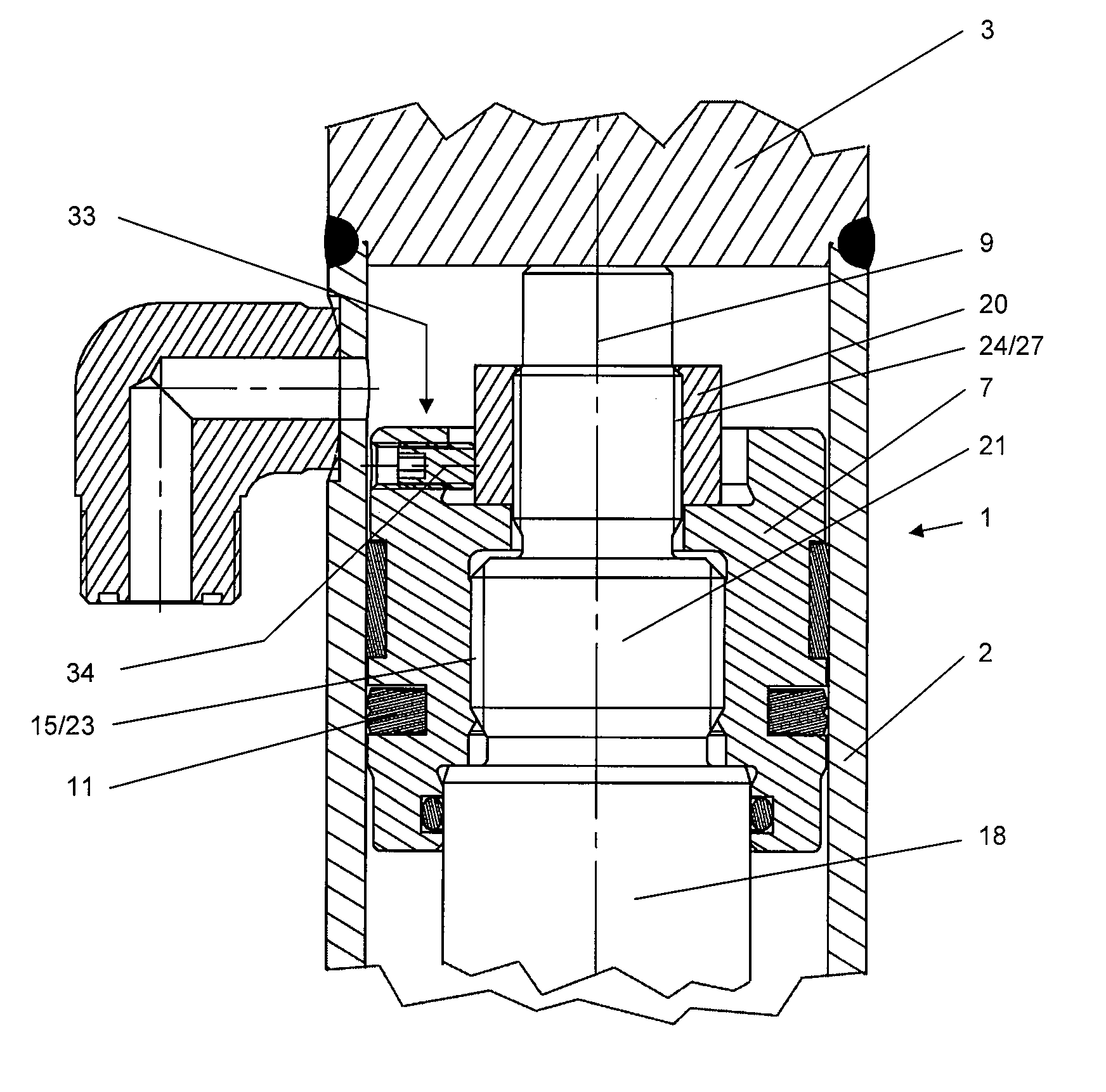 Piston and cylinder unit