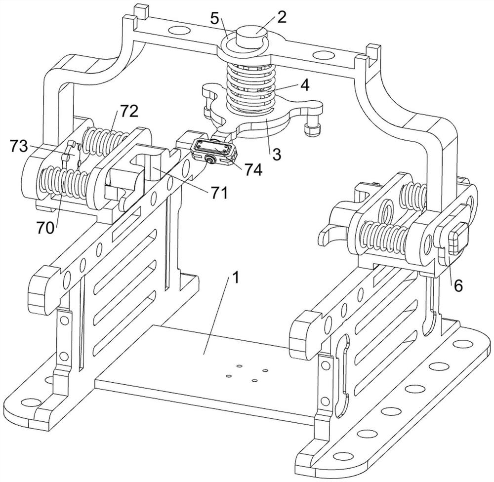 Device for detecting falling of gluing positions of inner and outer lenses of automobile