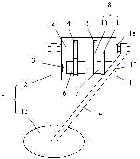 Wave power mechanism and sea wave energy generator with wave power mechanism