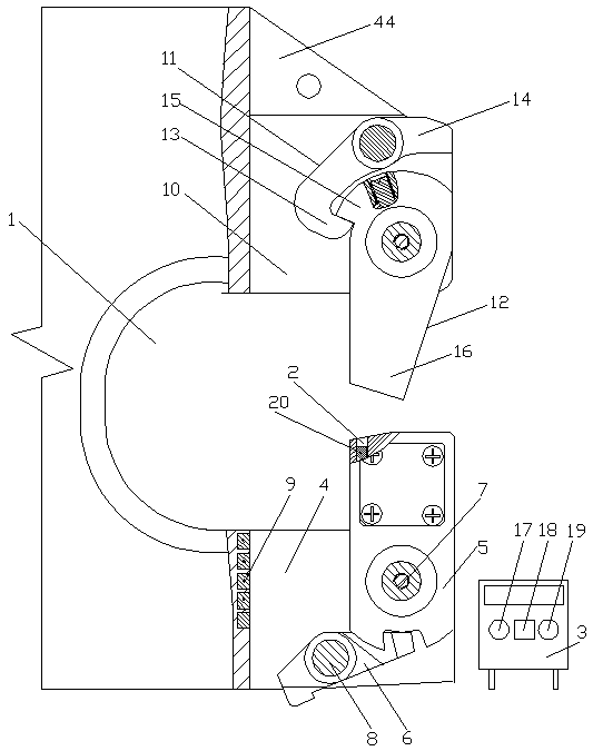 An anti-off and anti-single ring hoisting system