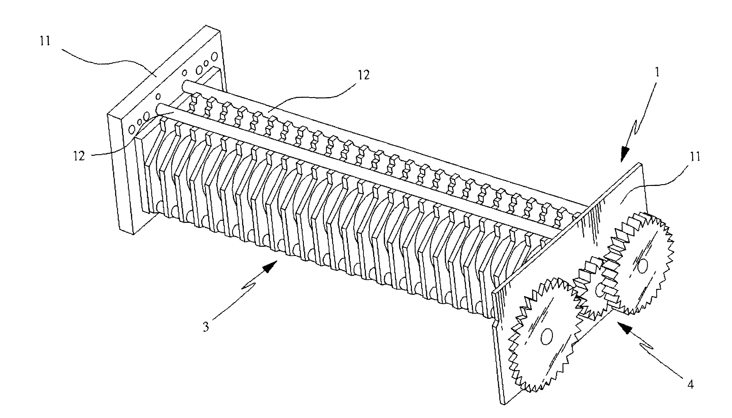 Structure Of The Knife Set Of The Shredder