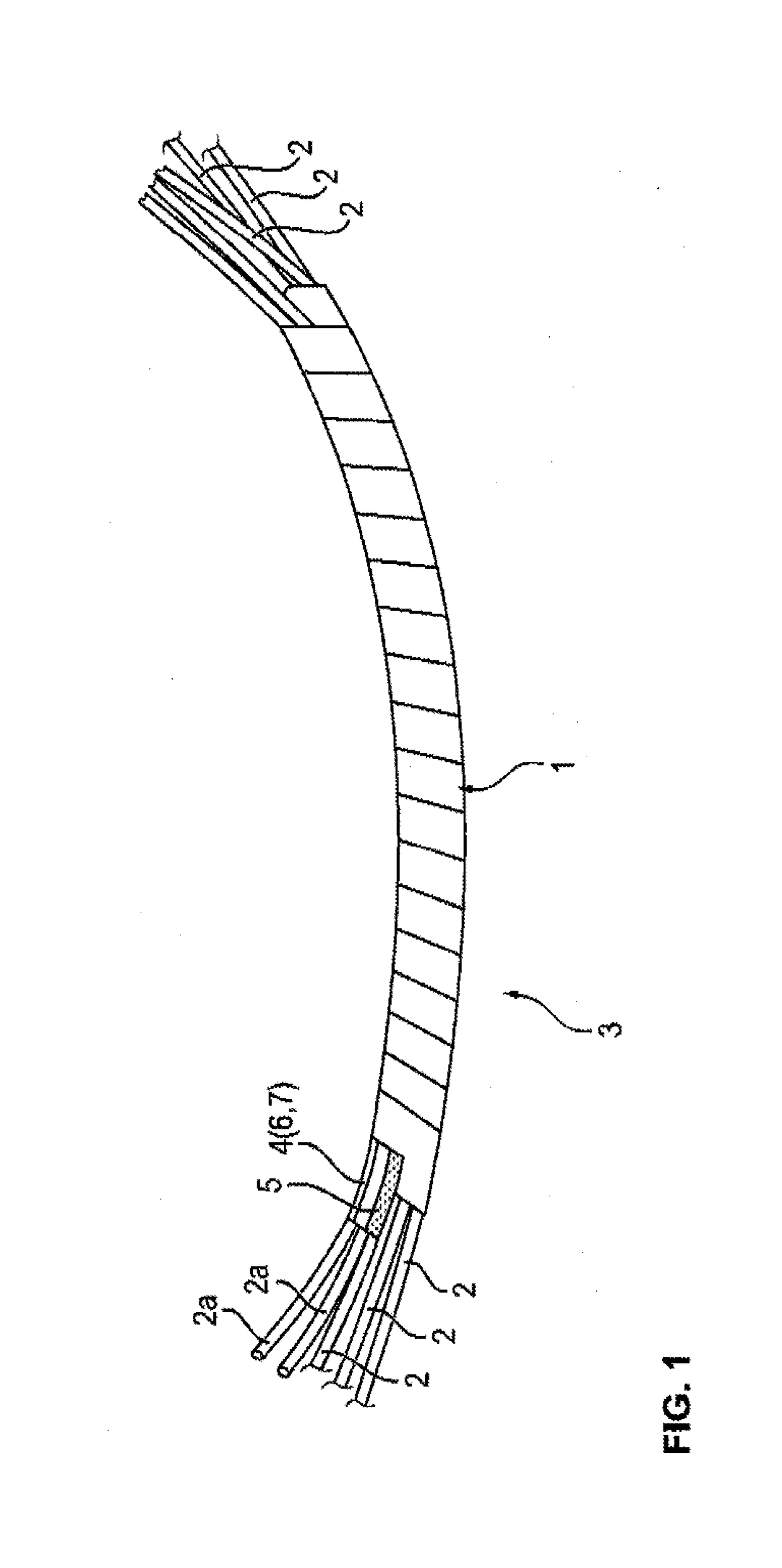 High-Temperature and Flame-Resistant Colored Adhesive Tape, Use of a Substate for its Manufacture, and Cable Harness including Such an Adhesive Tape