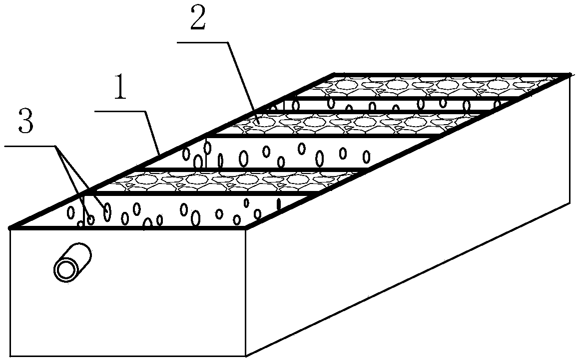 Immobilized microbial agent pool for vehicle washing sewage treatment