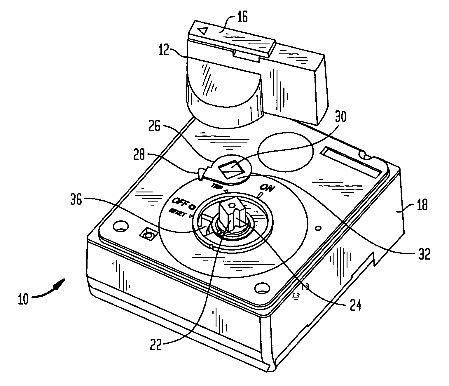 Direct mount rotary handle operating mechanism which is suitable for isolation