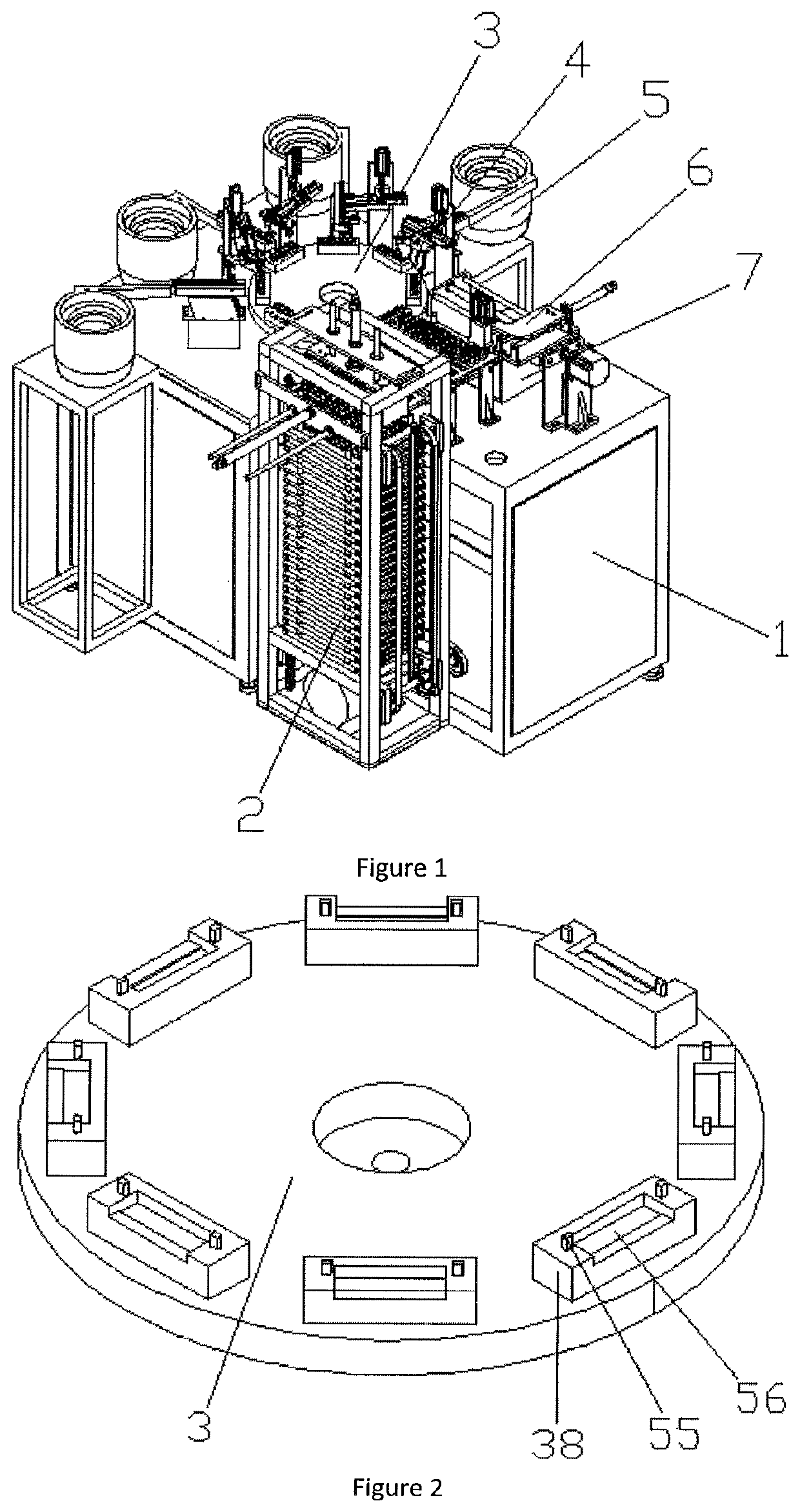 Automatic assembly machine for combined control button