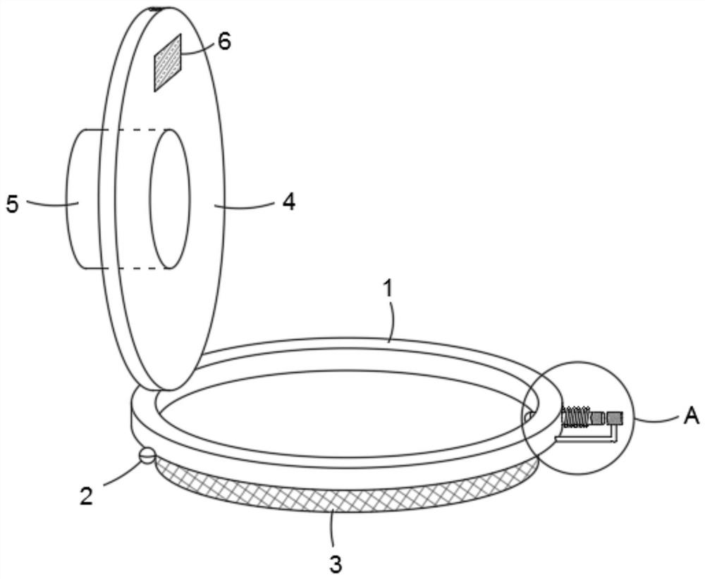 Anti-falling inspection well lid for municipal road