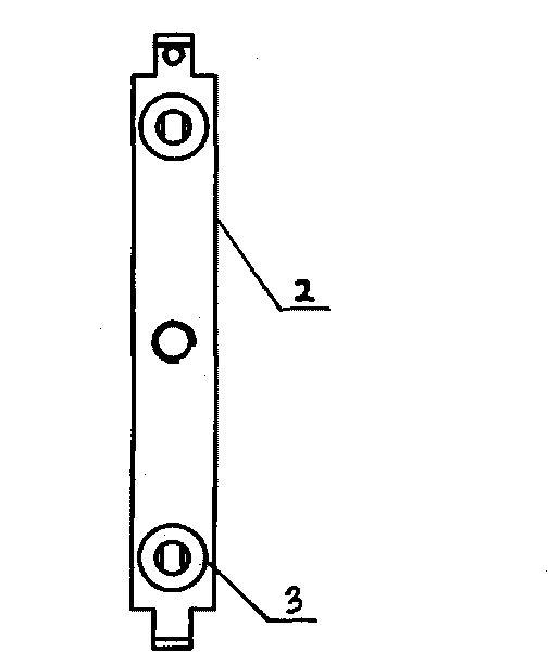 Two-side water cooling substrate of power module of current transformer