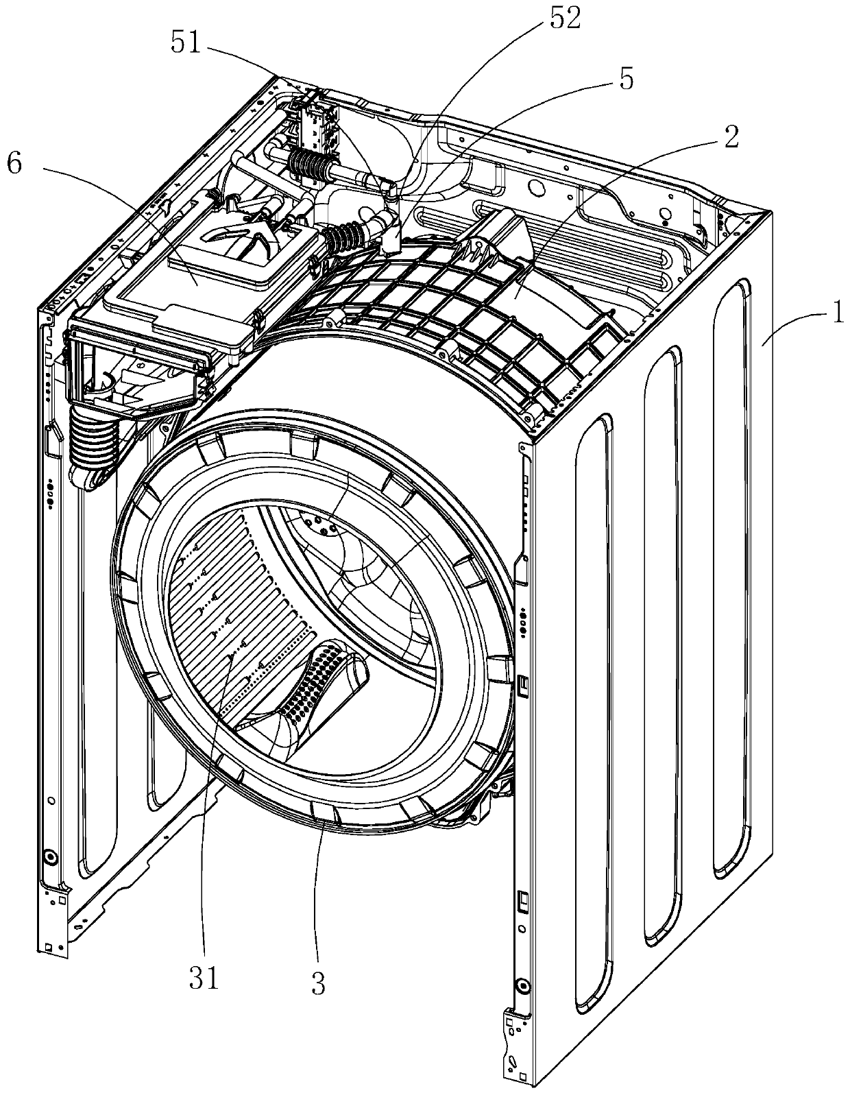 Steam washing control method for roller washing machine