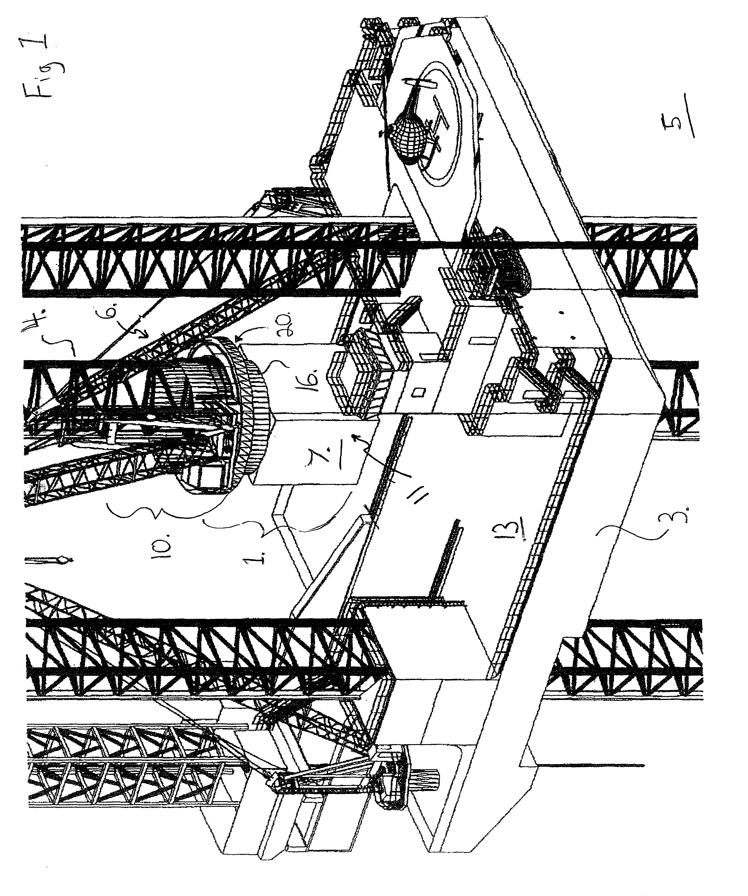 Elevated crane support system and method for elevating a lifting apparatus