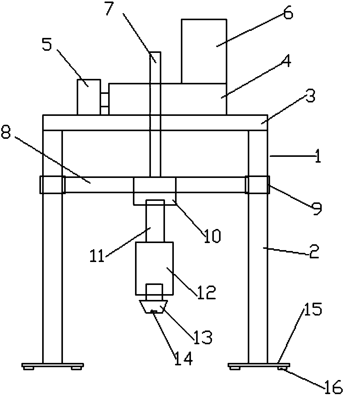 Impact test machine with replaceable impact head