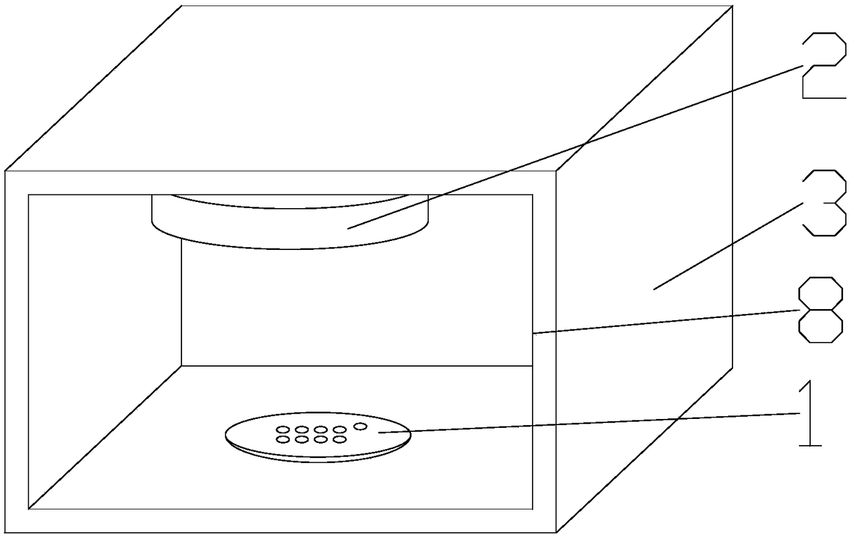 Static elimination device and method for reducing static residue on surface of wafer