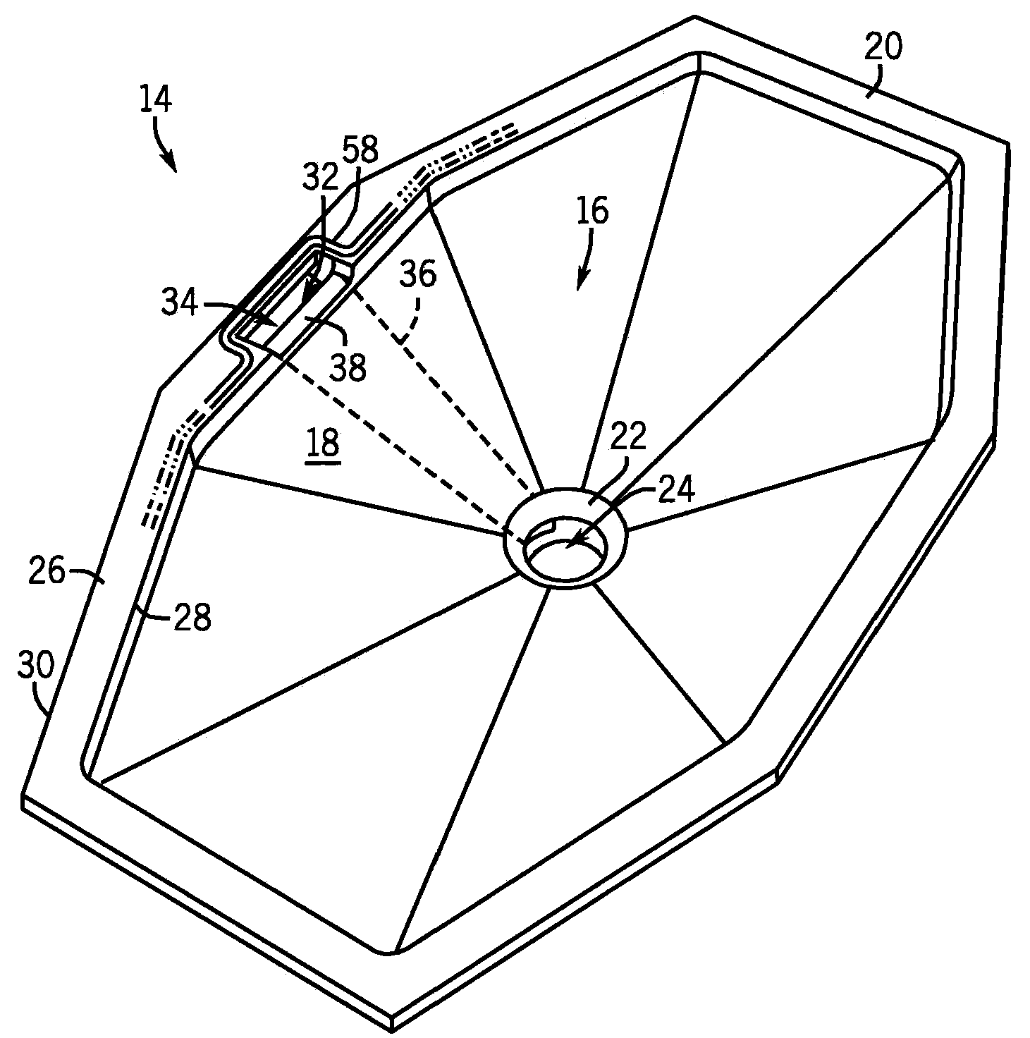 Rim overflow