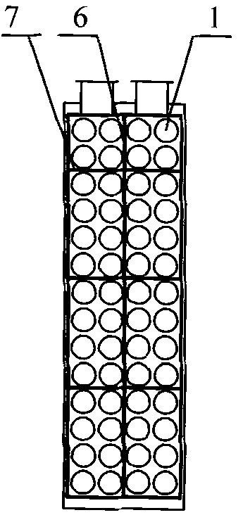 Smooth heat exchanger of sewage or surface water source heat pump and system thereof