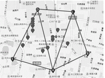 User normal track analysis method based on movable position application