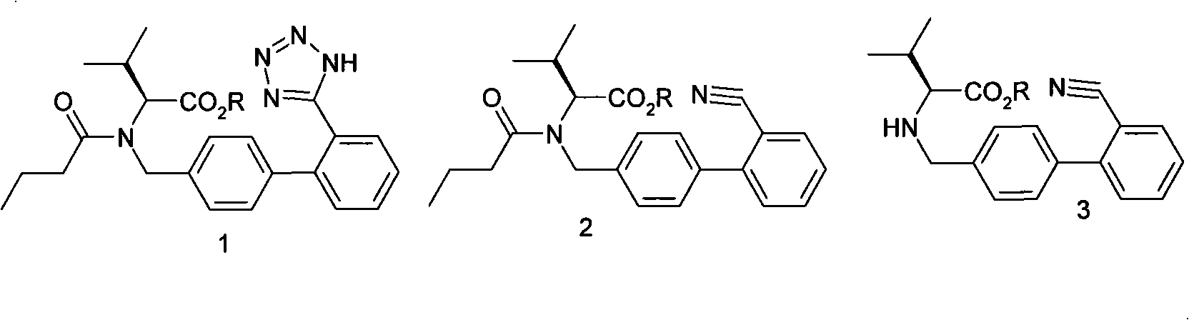 Method for synthesizing diovan