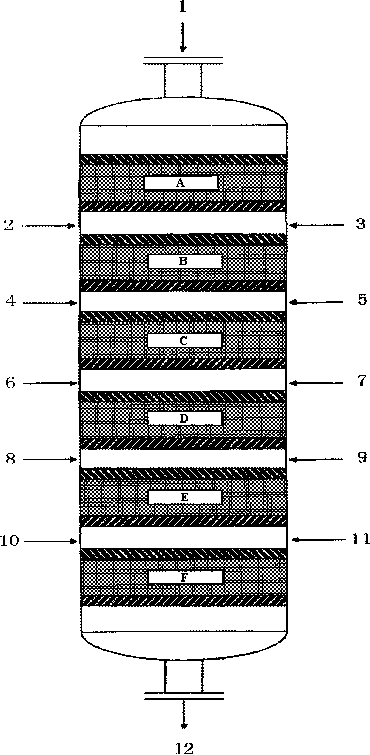 Method for preparing ethylbenzene by alkylating pure ethylene or dry gas and benzene