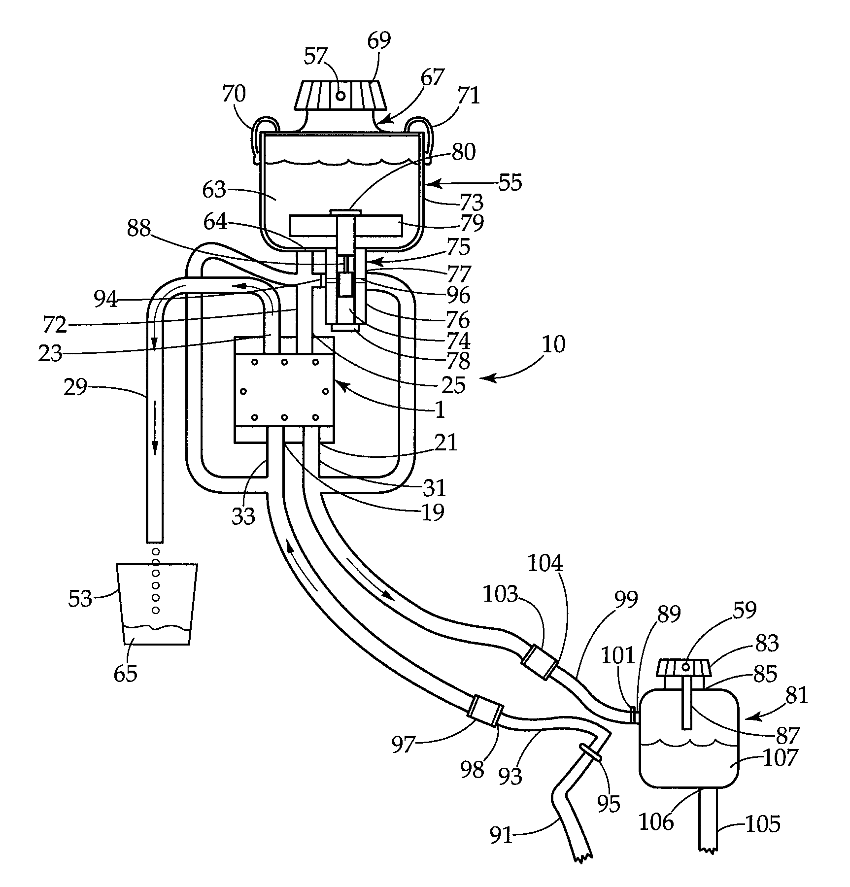 Bi-Directional Pump Mechanism for Balanced Flow Fluid Exchanger