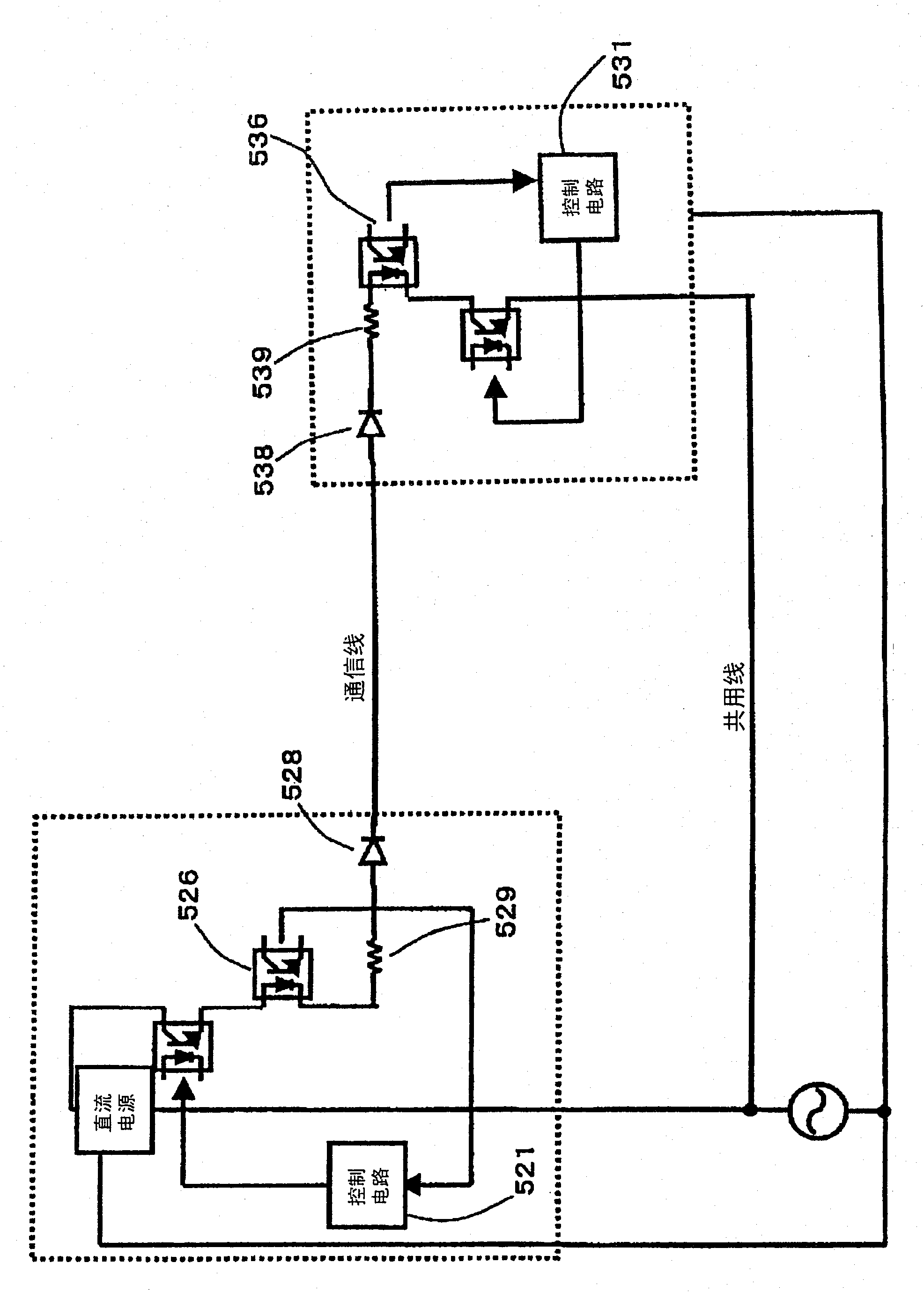 Facilities equipment communication circuit