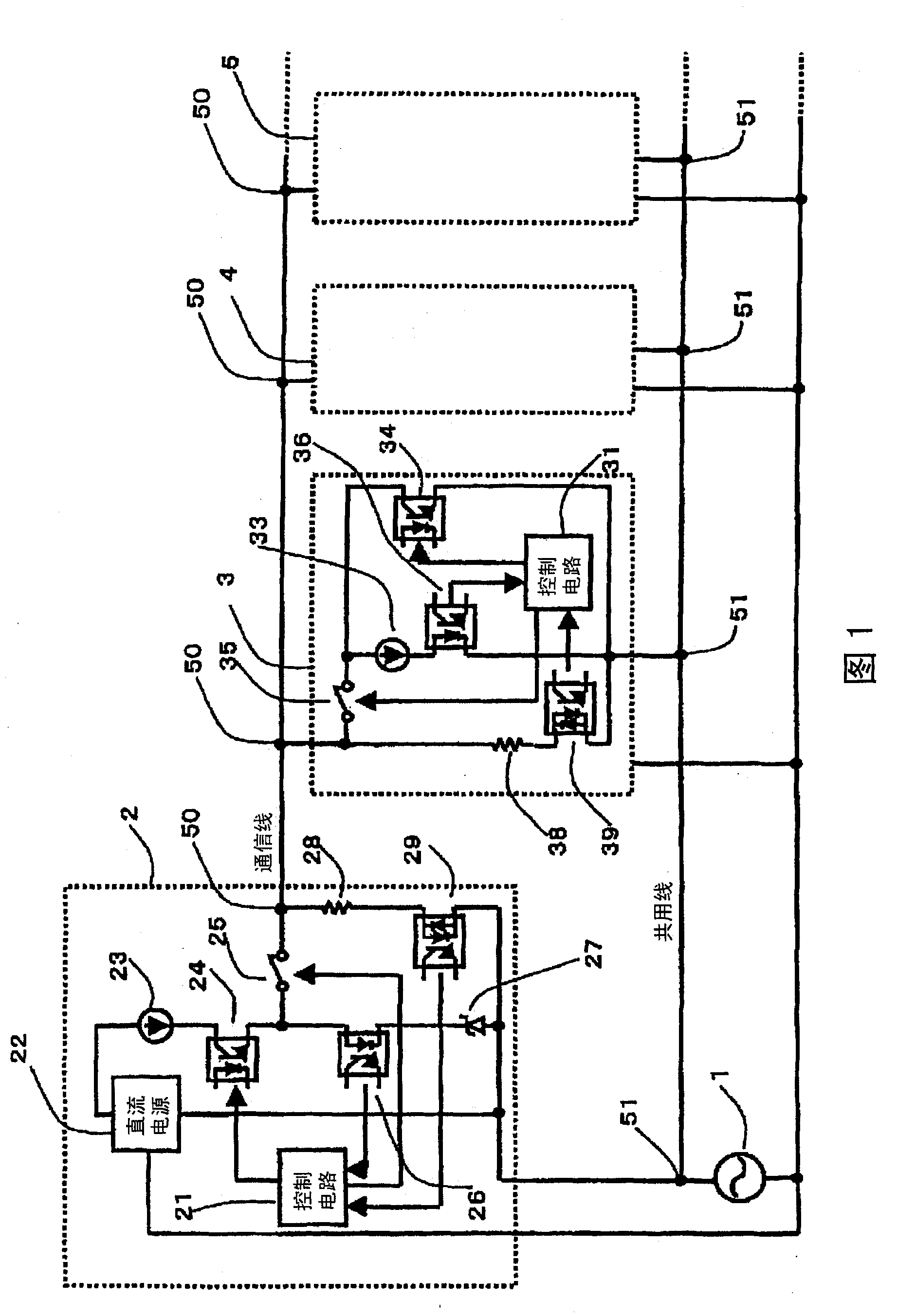 Facilities equipment communication circuit